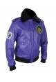 Batman Henchman Joker Goon Purple Bomber Jacket 